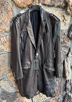 SWITCH BLADE SPECIAL REMAKE LEATHER LONG JACKET