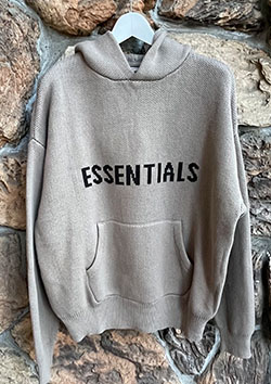 FOG ESSENTIALS FRONT LOGO HOODIE KNIT | TOPUE