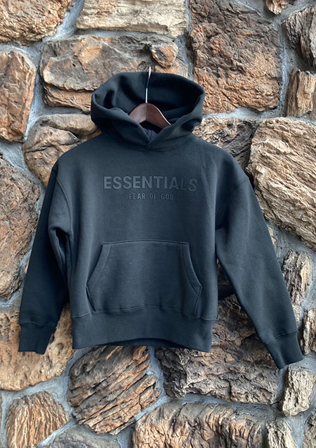 Essentials Logo Sweatshirt XS black セーター