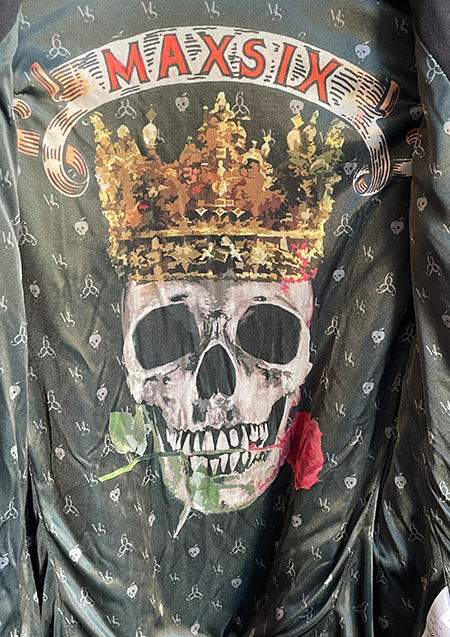 MAXSIX KNIT PRINT SWEAT RIDERS HardiVague limited