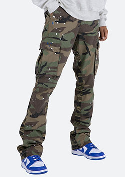 mnml SPLATTER CARGO PANTS | CAMO