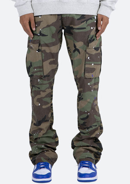 mnml SPLATTER CARGO PANTS | CAMO