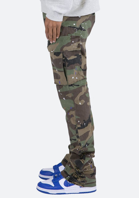 mnml SPLATTER CARGO PANTS | CAMO