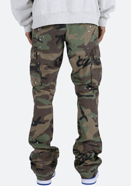 mnml SPLATTER CARGO PANTS | CAMO