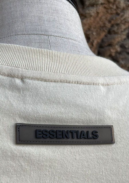 FOG ESSENTIALS 21SS BACK LOGO SS TEE | CREAM