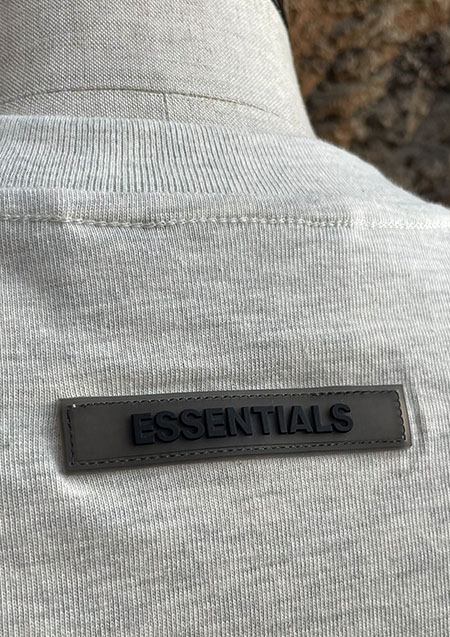 FOG ESSENTIALS BACK LOGO SS TEE | LT/OATMEAL