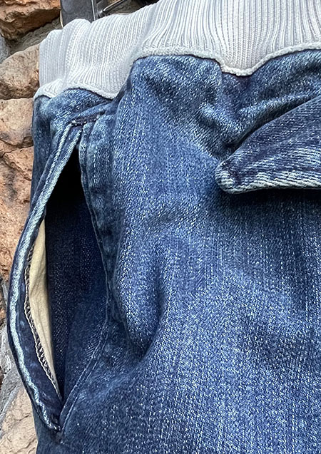 AKM x HardiVague limitd BANANA DENIM CARGO PT | 54INDIGO