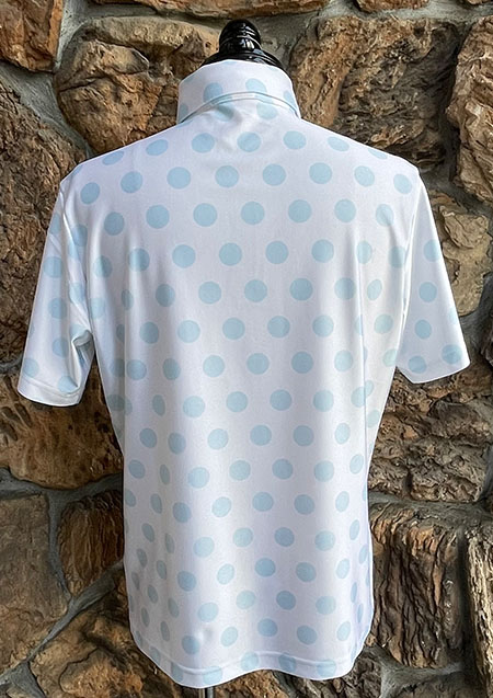 MXG DOTS POLO SHIRT | WHITE