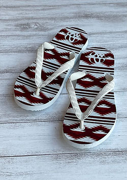 AKM ORIGINAL ETHNIC BORDER BEACH SANDAL TSUKUMO