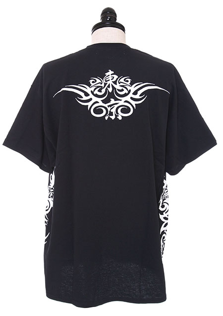 LONELY論理 ORAORA TRIBAL GANG TEE | BLACK