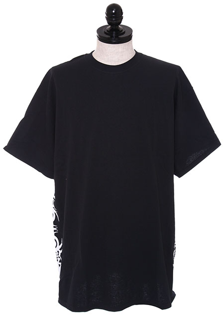 LONELY論理 ORAORA TRIBAL GANG TEE | BLACK