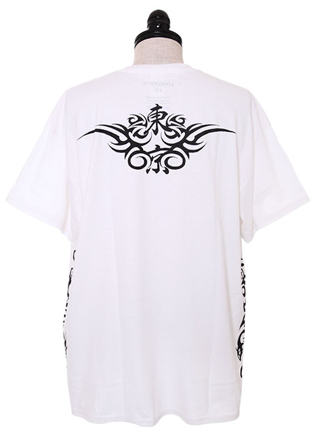 LONELY論理 ORAORA TRIBAL GANG TEE | WHITE