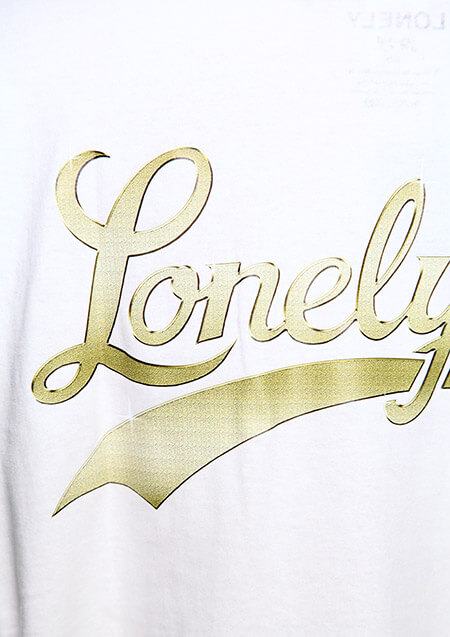 LONELY論理 LONELY BLING2 L/S TEE | WHITE