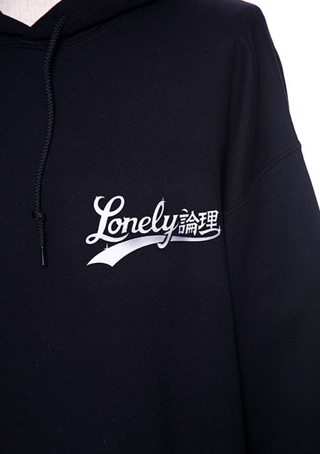 LONELY論理 BLING2 HOODIE | BLACK