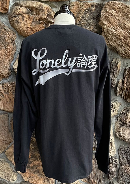 LONELY論理 LONELY BLING2 L/S TEE | BLACK