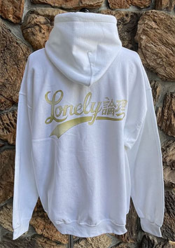LONELY論理 BLING2 HOODIE | WHITE