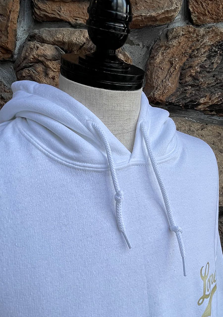 LONELY論理 BLING2 HOODIE | WHITE