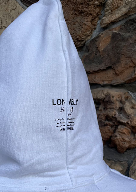 LONELY論理 BLING2 HOODIE | WHITE