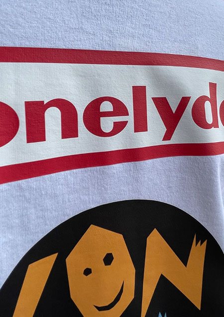 LONELY論理 HYBRID COLLABO TEE | WHITE