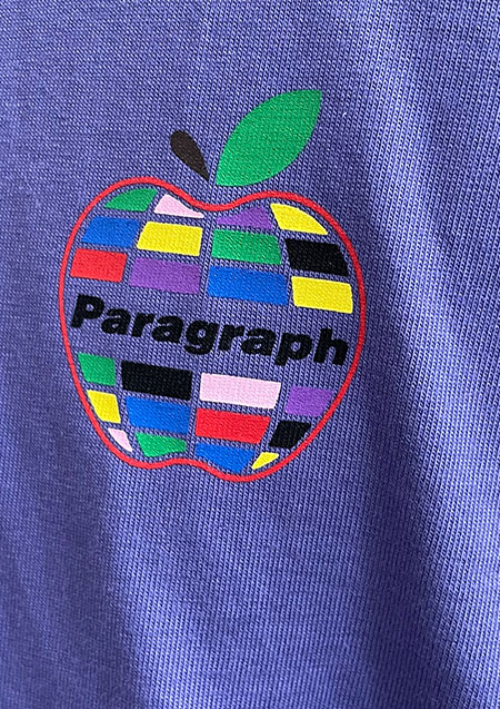 PARAGRAPH APPLE LOGO TEE | PURPLE