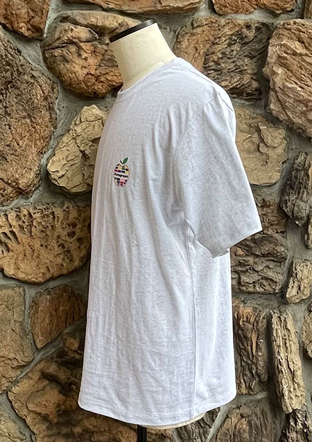 PARAGRAPH APPLE LOGO TEE | MELANGE