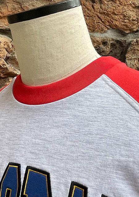 PARAGRAPH RAGLAN SLEEVE TEE | RED