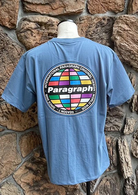 PARAGRAPH CIRCLE LOGO TEE | BLUE