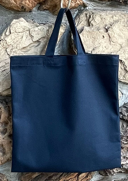 PARAGRAPH FLOWER TOTE BAG | NAVY