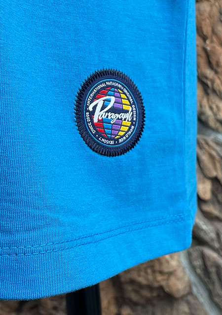 PARAGRAPH RUDDER MAP LOGO TEE | BLUE