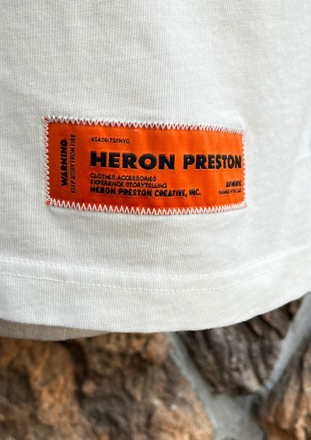 HERON PRESTON SS TURTLENECK CTNMB WHITE BLACK