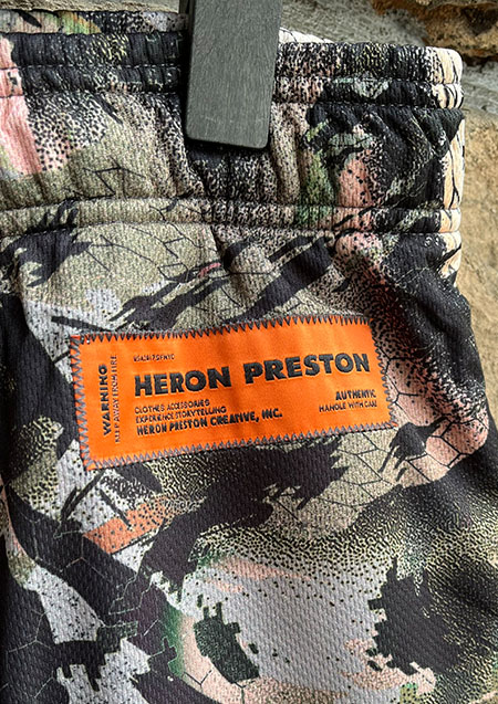 HERON PRESTON DRY FIT SHORTS CAMOU GREEN