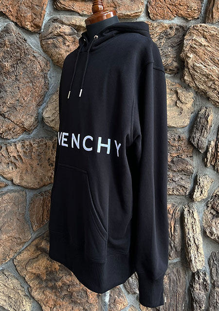 GIVENCHY LOGO PULLOVER HOODIE