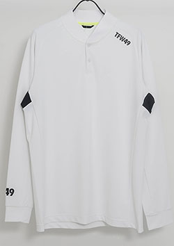 TFW49 COLOR LESS LS POLO | WHTxBLK | MEN