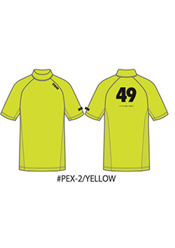 TFW49 MOCKNECK SIDE MESH | YELLOW | MEN