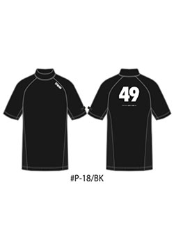 TFW49 MOCKNECK SIDE MESH | BLACK | MEN