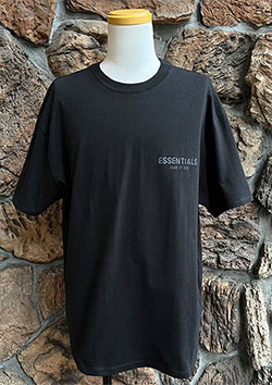 FOG ESSENTIALS 21FW 1POINT LOGO SS TEE | BLACK