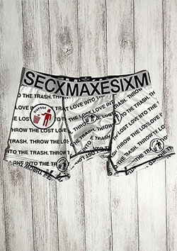 MAXSIX LOST LOVE BOXER PANTS | WHITE