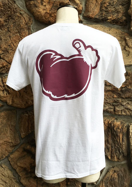 REFLECTOR T-SHIRT (LOGO) WhitePurple