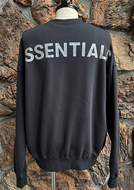 FOG REFLECTOR LOGO CREW SWEAT | BLACK