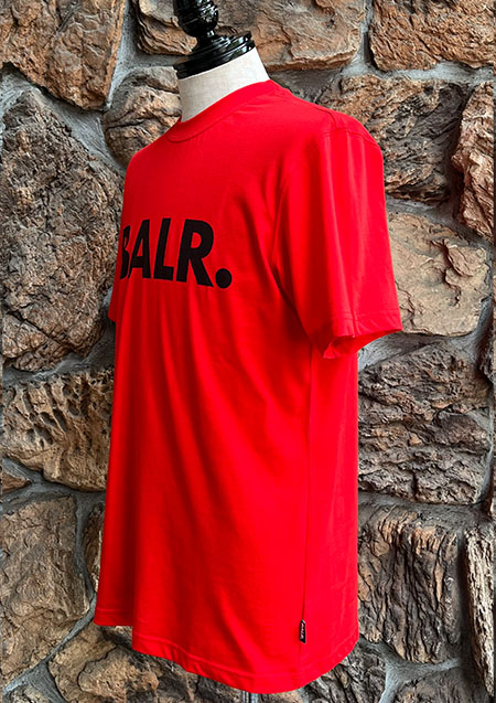 BALR. Brand Straight T-Shirt | HIGH RISK RED | MEN