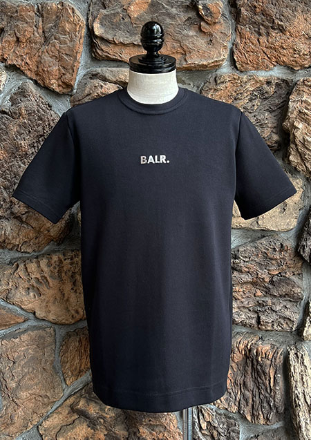 BALR. Q-Series Straight T-shirt | JET BLACK | MEN