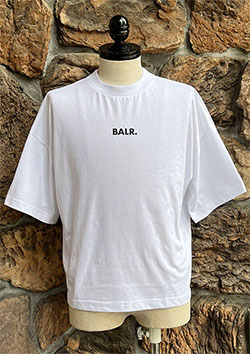 BALR. Small Brand Wide Tee | BRIGHT WHITE | WOMEN