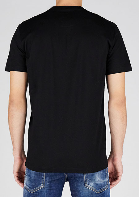 DSQUARED2 ICON SPLASH SS TEE | 900BLACK