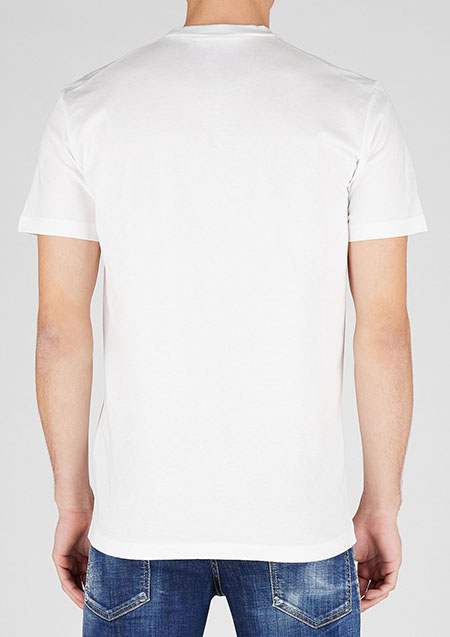 DSQUARED2 RED CIRO COOL T-SHIRT | 100WHITE