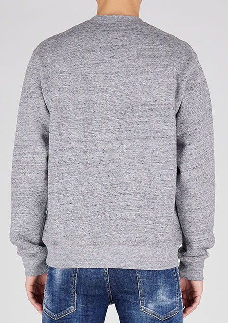 DSQUARED2 RED CIRO ROUND NECK SWEATSHIRT | 860MGREY