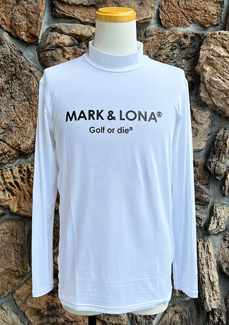 MARK&LONA Mercury Fitted Mock | WHITE | MEN