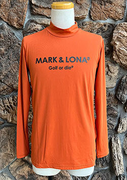 MARK&LONA Mercury Fitted Mock | ORANGE | MEN