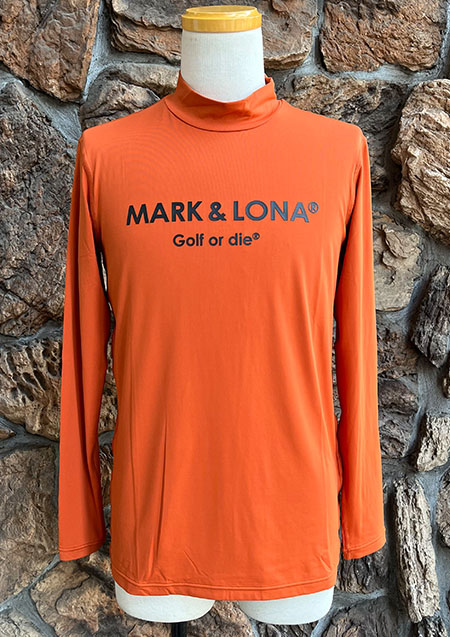 MARK&LONA Mercury Fitted Mock | ORANGE | MEN
