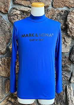 MARK&LONA Mercury Fitted Mock | BLUE | MEN