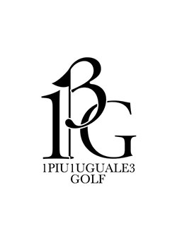 1PIU1UGUALE3 GOLF RANDOM LOGO 1PIU1UGUALE3 S/S POLO | 99BLACK